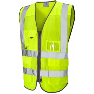 Leo Workwear W20-Y Cobbaton Coolviz Superior Vest Yellow